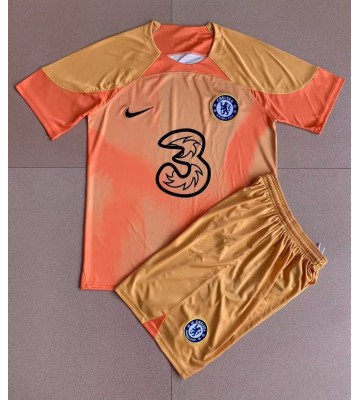 Chelsea Keeper Hjemmedraktsett Barn 2022-23 Kortermet (+ Korte bukser)